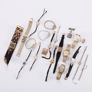 Group of Gold and Gold-filled Watch Cases