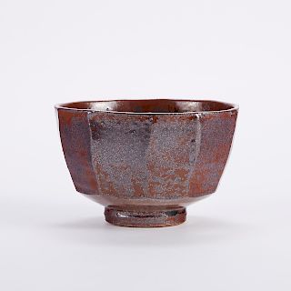 Warren MacKenzie Studio Pottery Cut-Sided Bowl