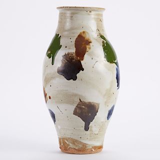 Warren MacKenzie Studio Pottery Clown Pot Vase