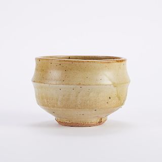 Warren MacKenzie Studio Pottery Bowl Gold and Gre