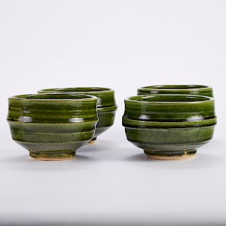 Set of 4 Warren MacKenzie Studio Pottery Bowls Gr