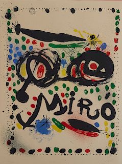 Miro Philadelphia Museum of Art Lithograph M. 502