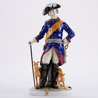 Dresden Porcelain Frederick the Great Marked