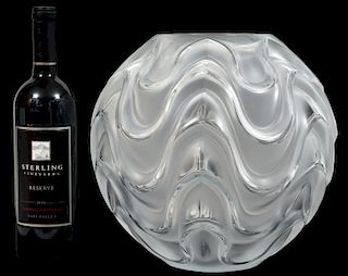 Lalique Vase 'Vibrations Collection'