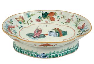 Chinese Porcelain Footed Bowl