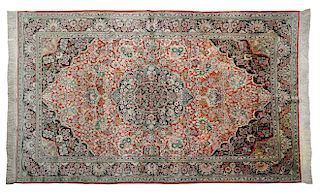 Persian Silk Qum 20th C. Carpet