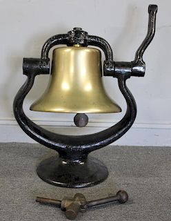 Norfolk and Western Brass Railroad Bell #613 the J