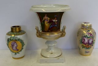 Antique Porcelain Grouping To Include