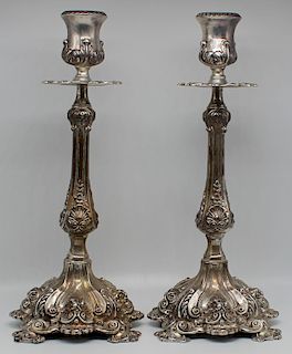 STERLING. Pair of Portuguese Topazio Sterling