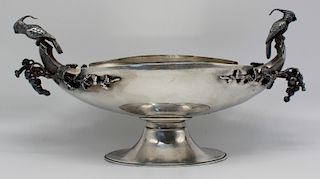 STERLING. Gorham Sterling Pedestal Bowl, 1870.