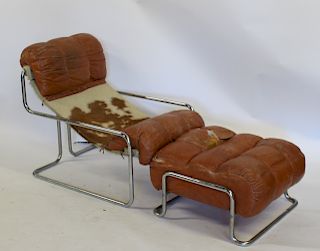 MIDCENTURY. Guido Falschini Hide And Leather