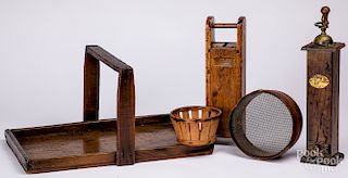 Miscellaneous woodenware