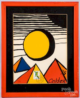 Two Alexander Calder lithographs