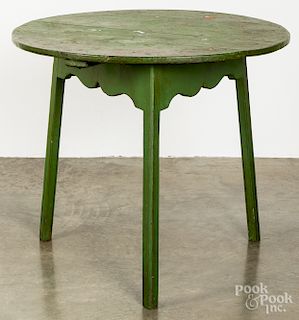 Painted pine tap table