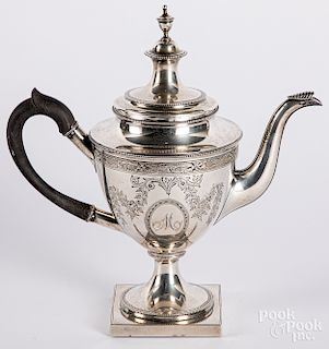 Baltimore sterling silver teapot by Kirk