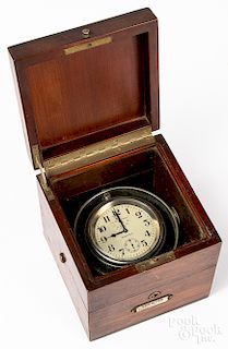Hamilton gimbaled ship's clock