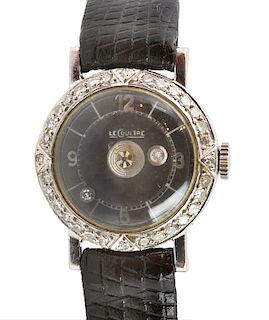 Ladies LeCoultre Diamond Mystery Wristwatch
