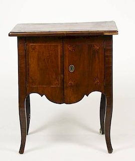 French, Early 19th C. Mahogany & Inlaid Stand