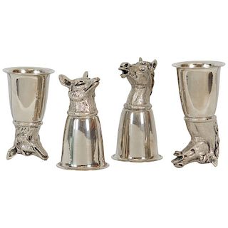 Silver Gucci Stirrup Cups