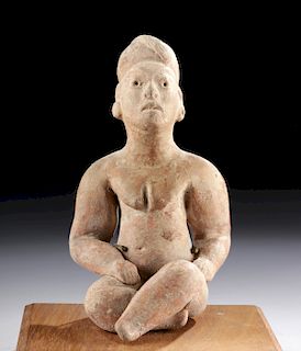 Olmecoid / Proto-Maya Pottery Seated Figure