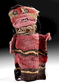 Chancay Textile and Reed Doll