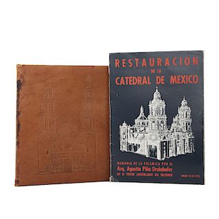 Piña Dreinhofer, Agustín. Restauración de la Catedral de México. México: Imprenta J. Villanueva, 1970.