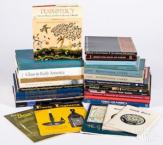 Group of antique reference books