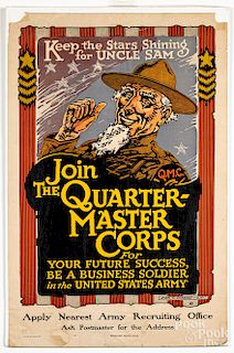 WWI US Army recruitment poster