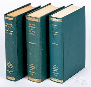 Three volumes The Arts and Crafts of New York