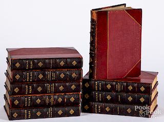 Oscar Wilde leather bound books
