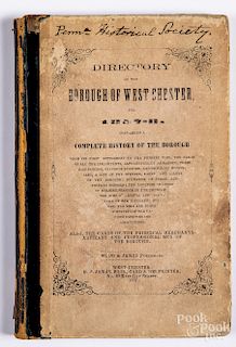 Directory of the Borough of West Chester for 1857