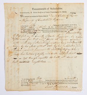 Commonwealth of Massachusetts court document
