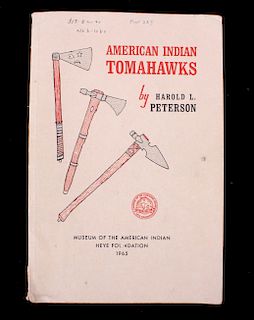 American Indian Tomahawks by Harold L Peterson