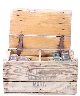 Miles City, Montana M. W. Millioan Bottle Crate