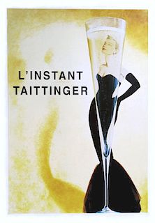 L'instant Taittinger Grace Kelly Poster