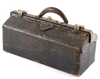 Late 19th Century Leather Doctors Bag