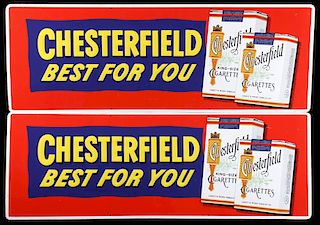 Chesterfield Cigarette Advertising Signs (2)