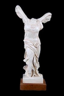 Helenistic Nike of Samothrace by A.M.R. Studios