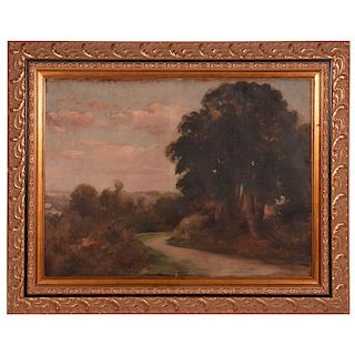 19th century oil on canvas landscape.