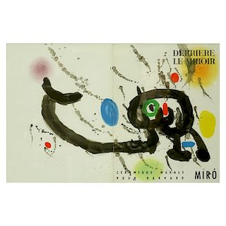 After: Joan Miro, French (1893 - 1983) Art poster