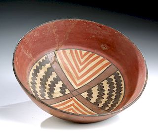Nazca Polychrome Bowl w/ Linear Motifs