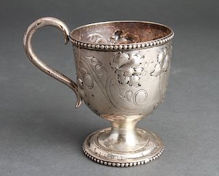 Bailey & Co. Philadelphia Silver Repousse Cup