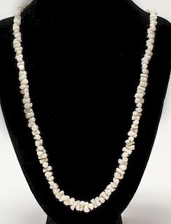 Gump's H.K. 14K Yellow Gold & White Coral Necklace