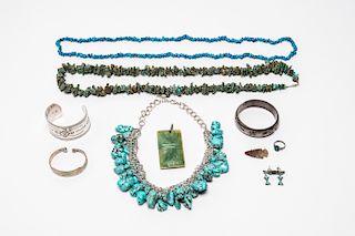 Turquoise & Silver Necklaces Bracelets & Others 10