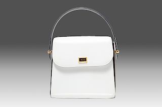 Bally White Leather Purse / Handbag