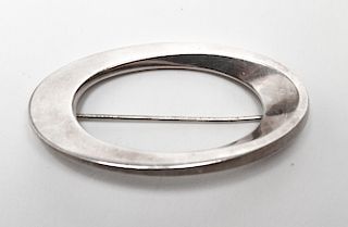 Hans Hansen Danish Silver Modern Brooch