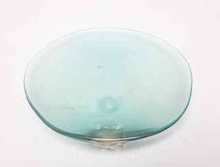 Venini Murano Italia Art Glass Shell Form Dish
