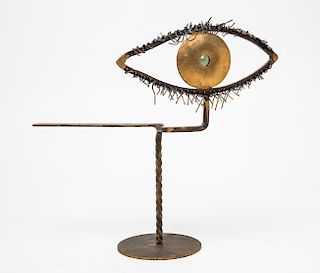 Modern Brass Eye / Optometry Table Sculpture