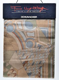 F L Wright Schumacher Collection Book & Fabrics, 2