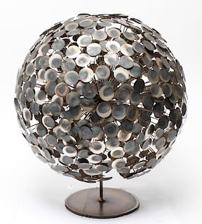 M. Greenberg Modern Mixed Metal Table Sculpture